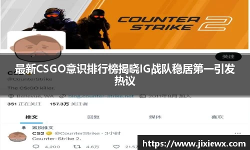 最新CSGO意识排行榜揭晓IG战队稳居第一引发热议